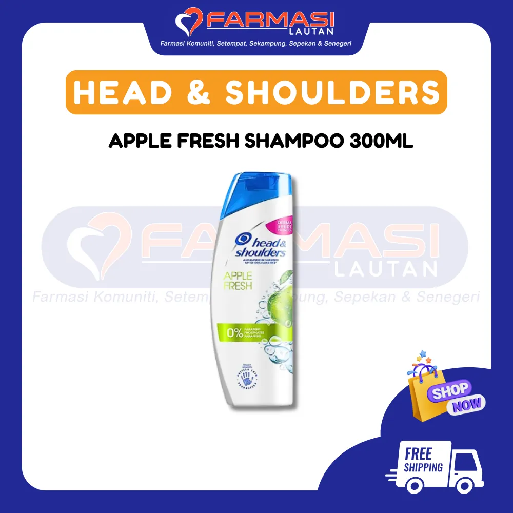 H&S SHAMPOO APPLE FRESH 300 ML