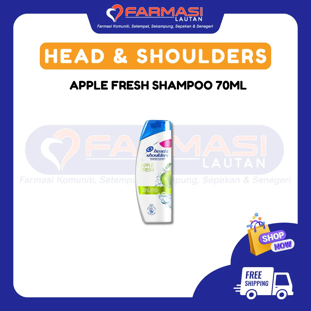 H&S SHAMPOO APPLE FRESH 70 ML