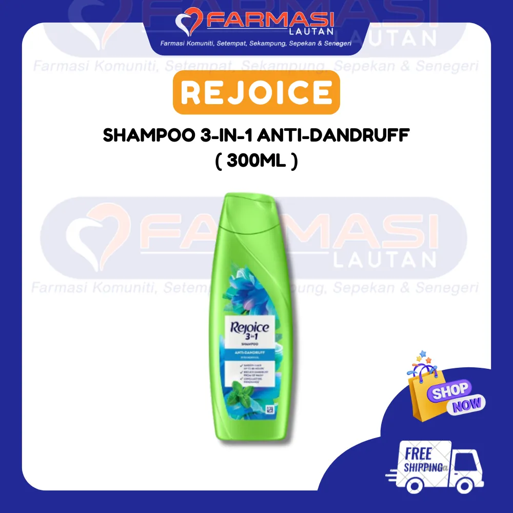 REJOICE SHAMPOO ANTI-DANDRUFF 3-IN-1 300 ML