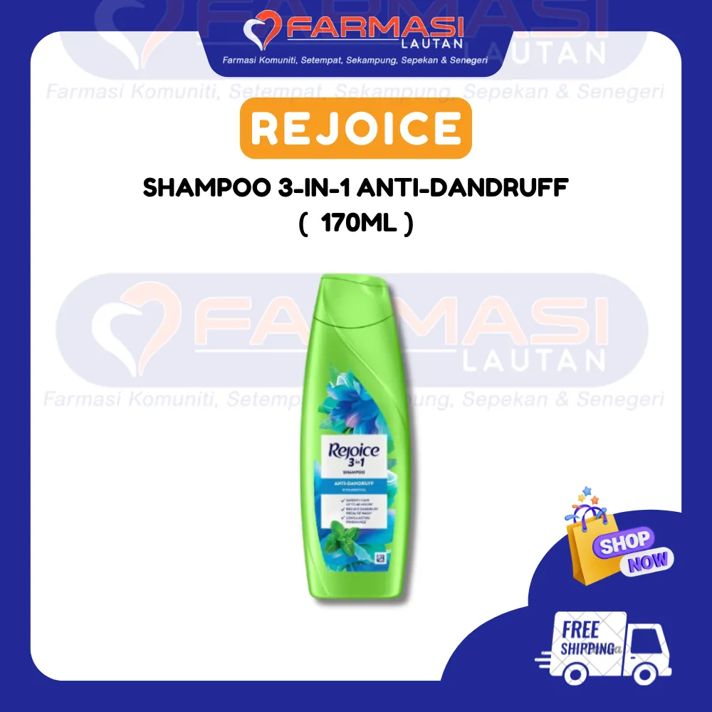 REJOICE SHAMPOO ANTI-DANDRUFF 3-IN-1 170 ML