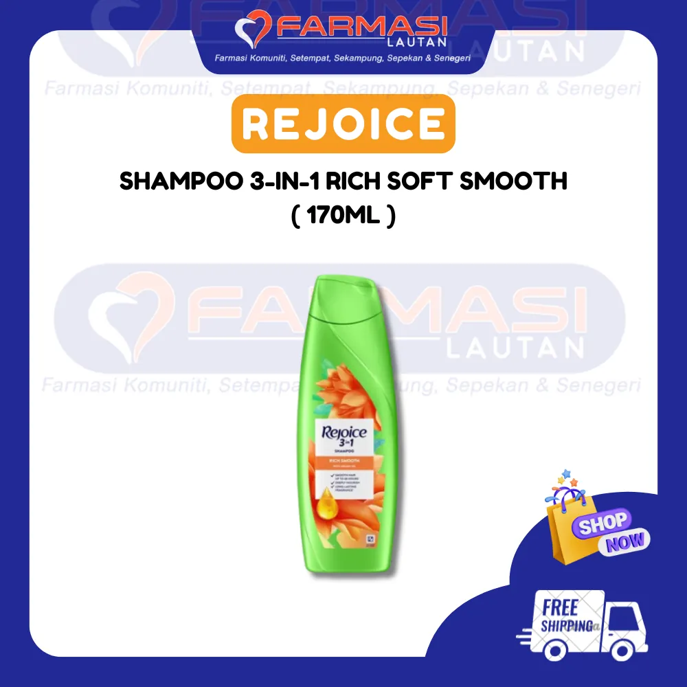 REJOICE SHAMPOO RICH SOFT SMOOTH 170 ML