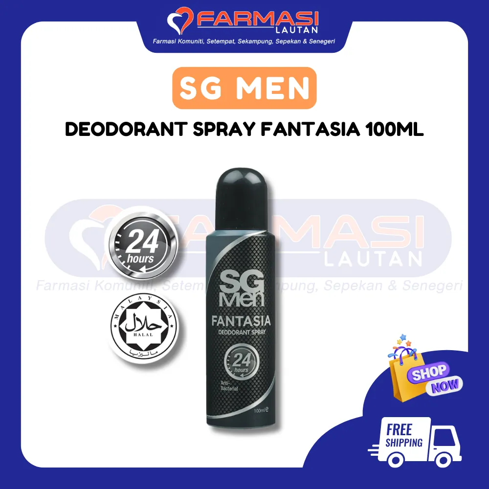 SG MEN DEODORANT SPRAY FANTASIA 100 ML