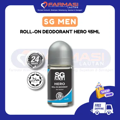 SG Men Roll-On Deodorant Hero 45 ml