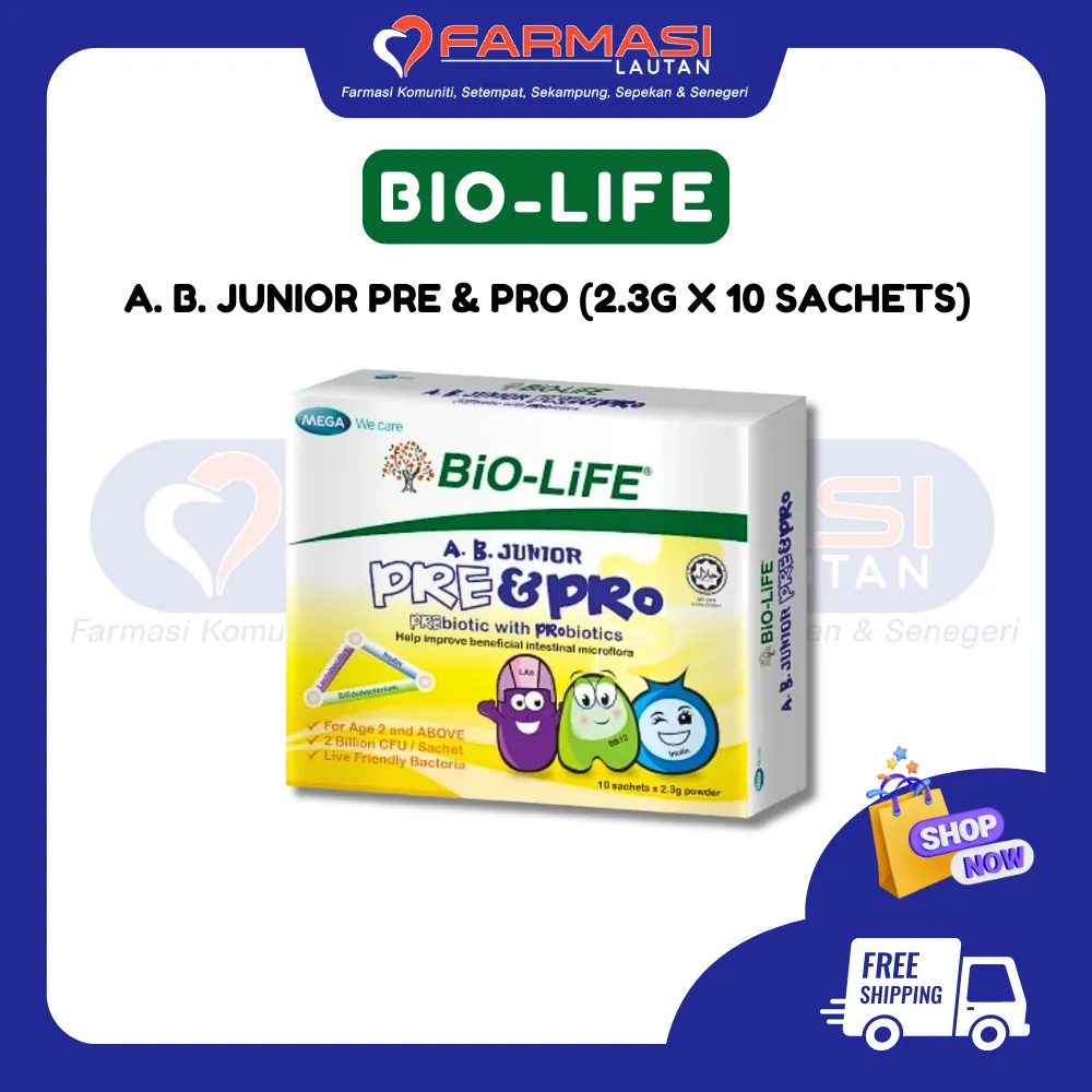 BIO-LIFE A. B. JUNIOR PRE & PRO 2.3 G 10 SCHTS