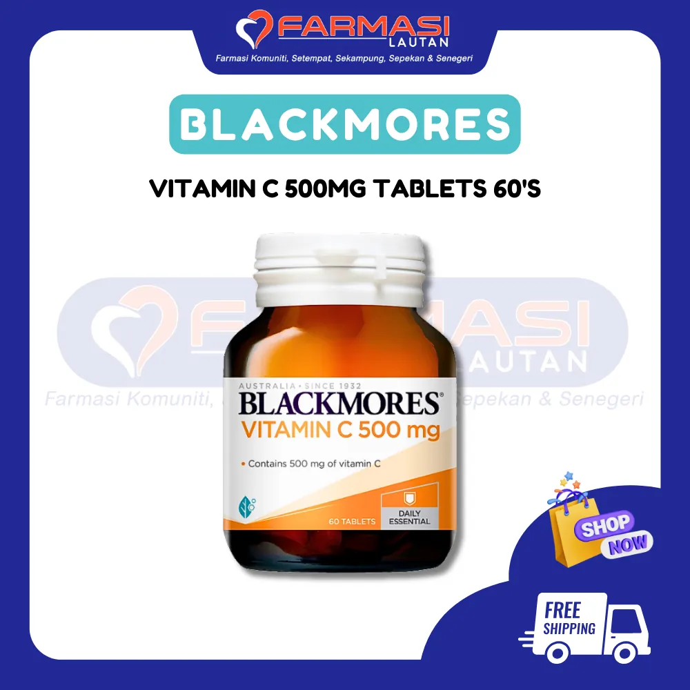 BLACKMORES VIT C 500 60 TABS