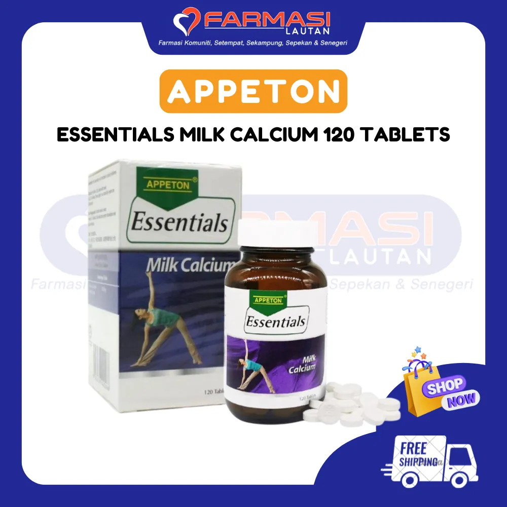 APPETON ESSENTIALS MILK CALCIUM 120 TABS