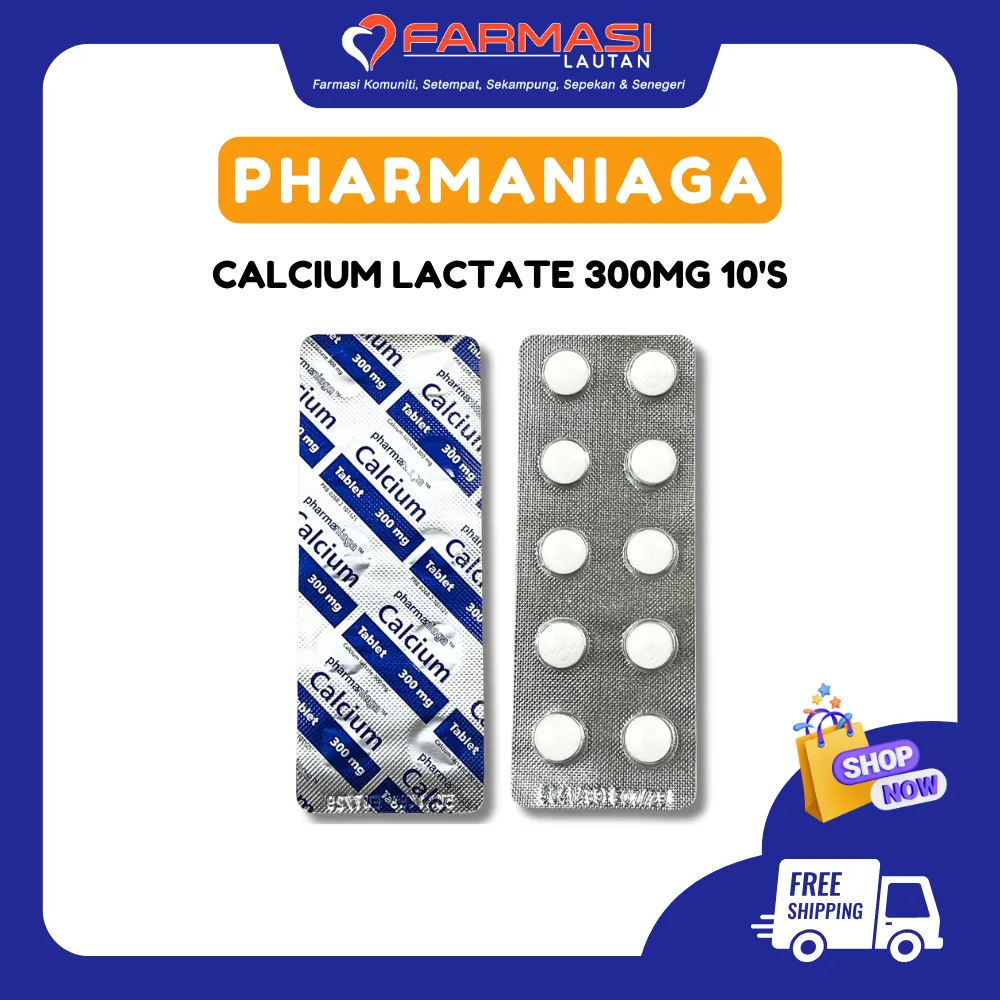 PHARMANIAGA CALCIUM 300 MG 10 TABS