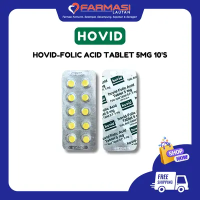 HOVID FOLIC ACID 5 MG 10 TABS