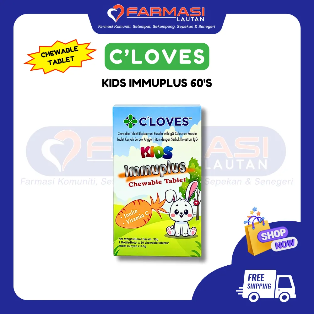 C'LOVES KIDS IMMUPLUS 60 CHEWTABS