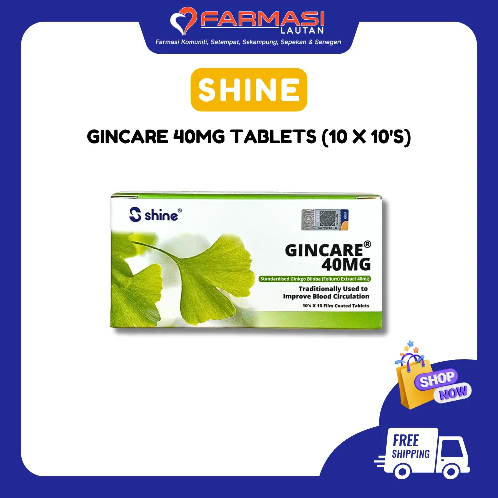 YSP SHINE GINCARE 100 TABS