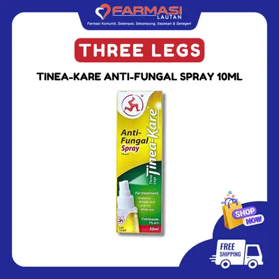 Three Legs Tinea-Kare Anti-Fungal Spray 1% W/V 30 ml
