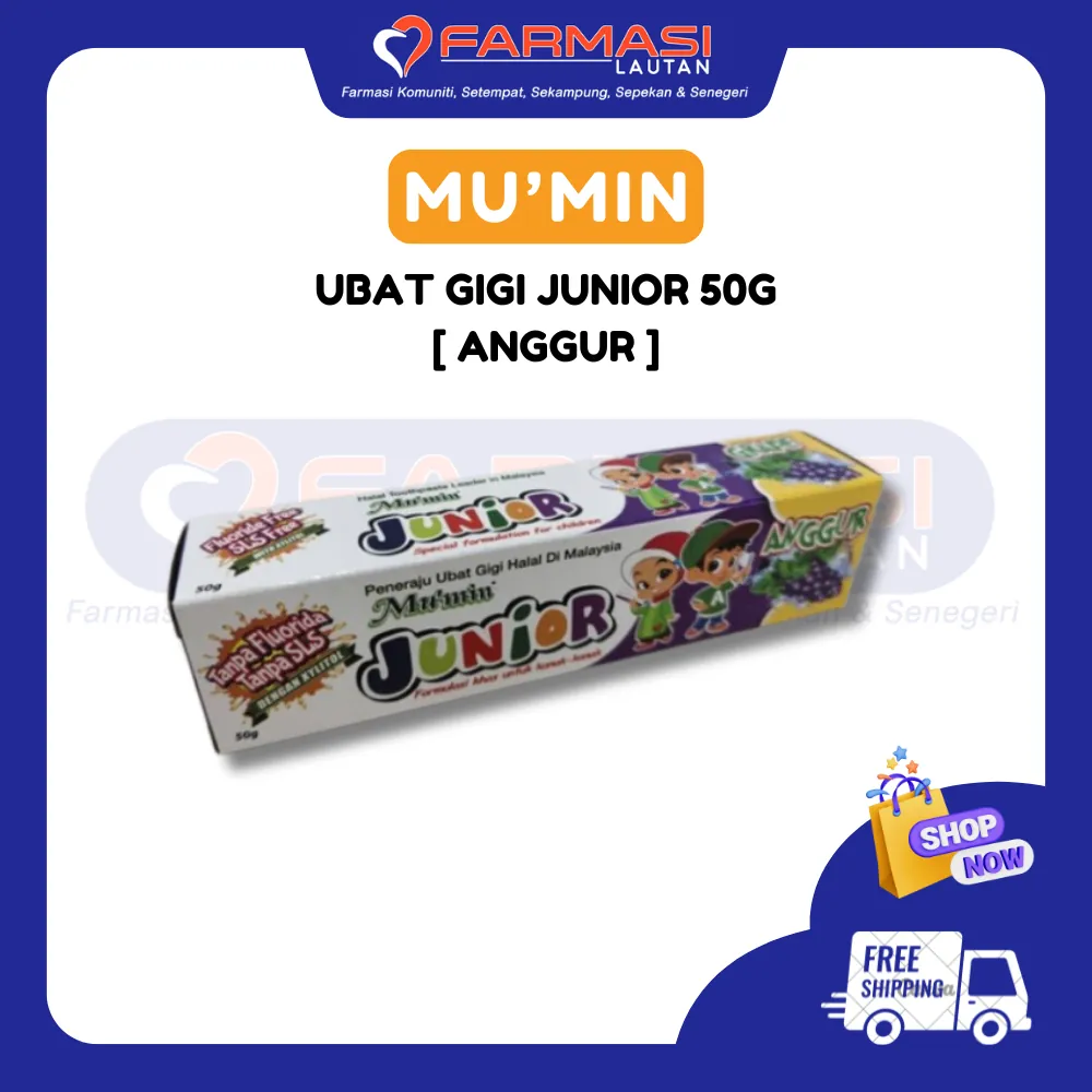 MU'MIN UBAT GIGI JUNIOR ANGGUR 50 G