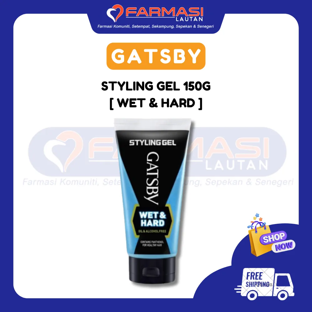 GATSBY STYLING GEL WET & HARD 150 G