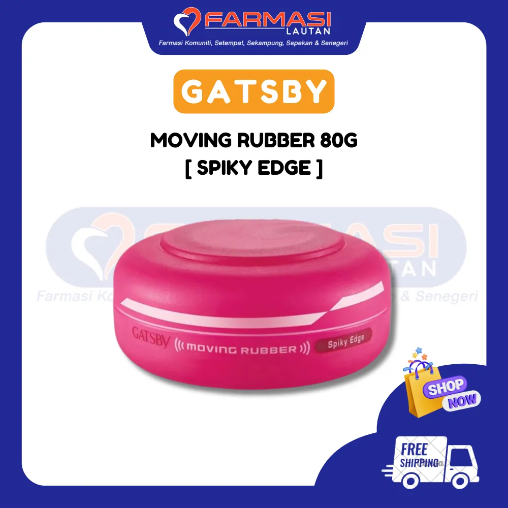 GATSBY MOVING RUBBER SPIKY EDGE 80 G