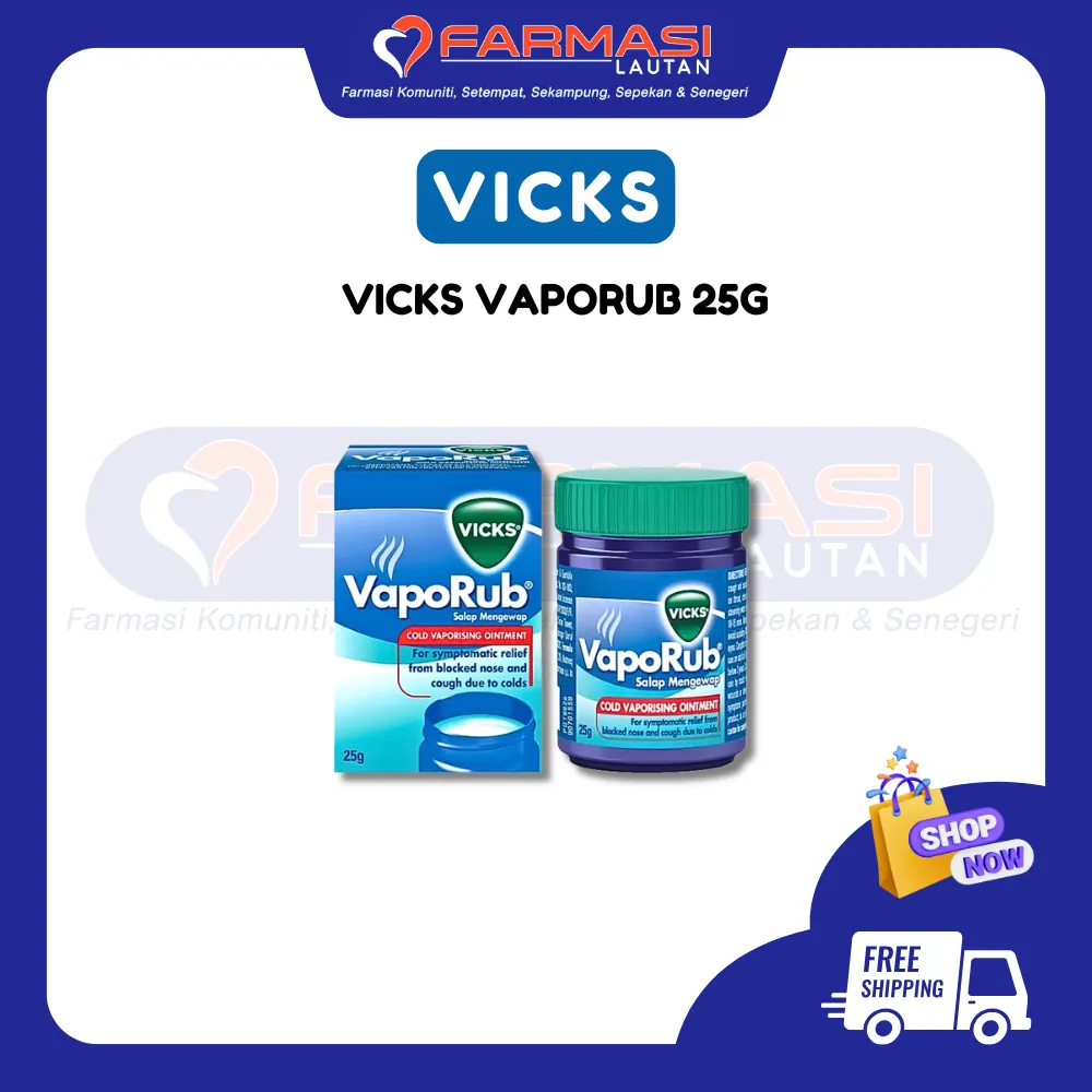 VICKS VAPORUB OINTMENT 25 G