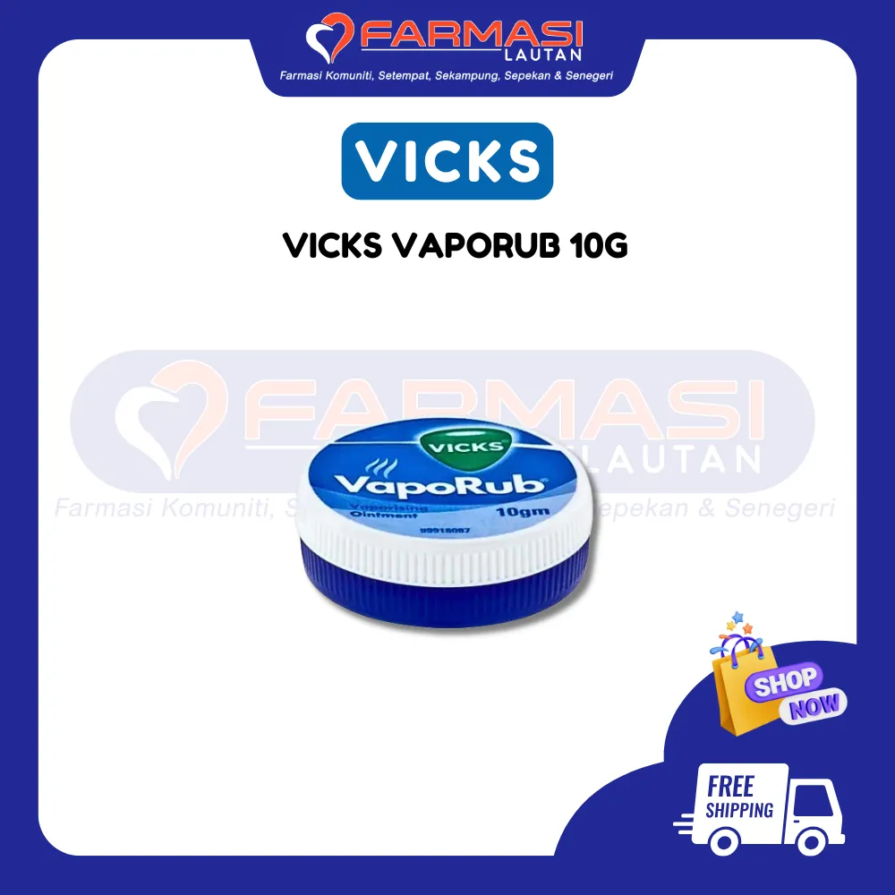 VICKS VAPORUB OINTMENT 10 G