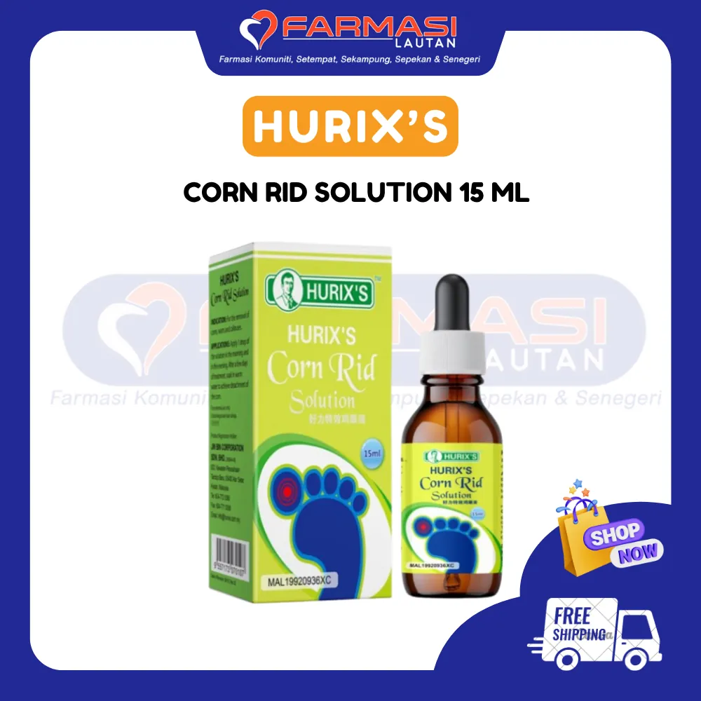 HURIX'S CORN RID SOLUTION 15 ML