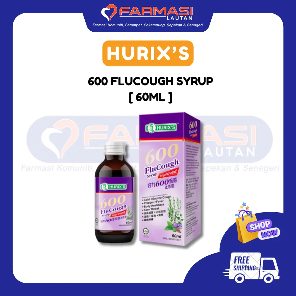 HURIX'S 600 FLUCOUGH 60 ML