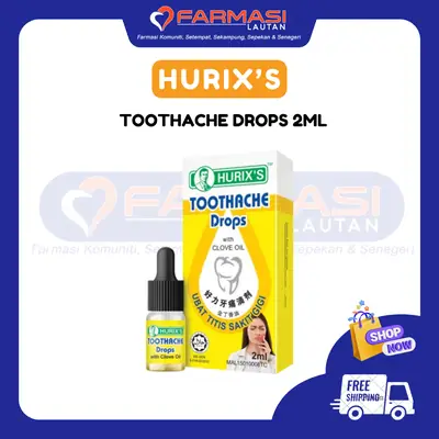 HURIX'S TOOTHACHE DROPS 2ML