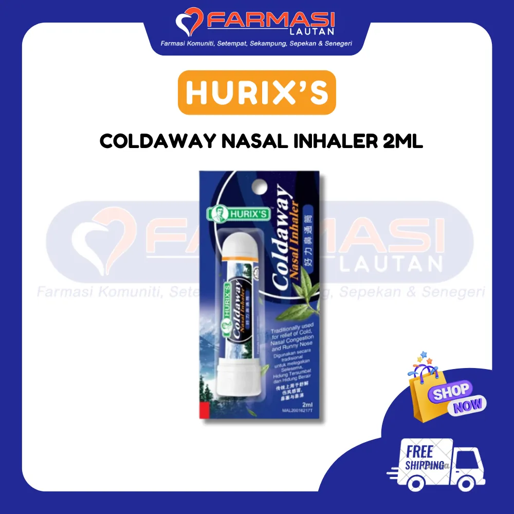 HURIX'S COLDAWAY NASAL INHALER 2 ML
