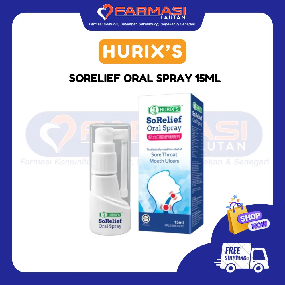 HURIX'S SORELIEF ORAL SPRAY 15 ML