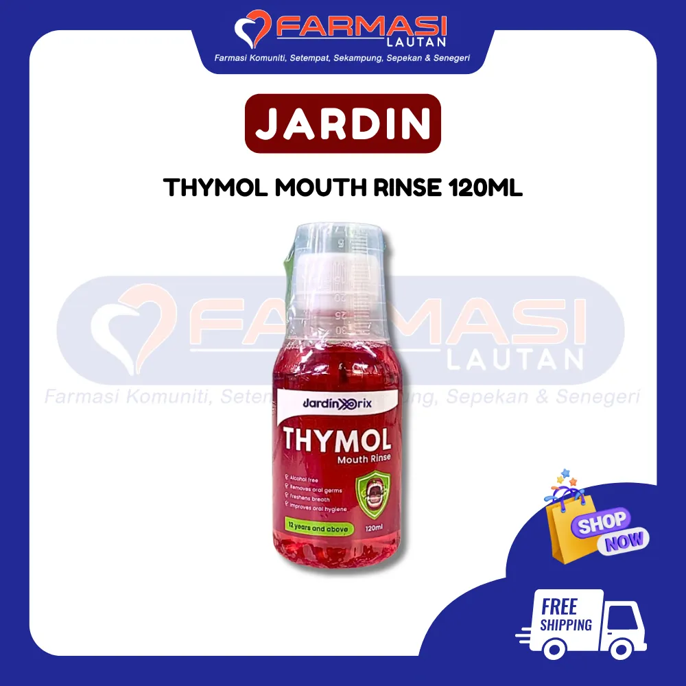 JARDIN THYMOL MOUTH RINSE 120 ML