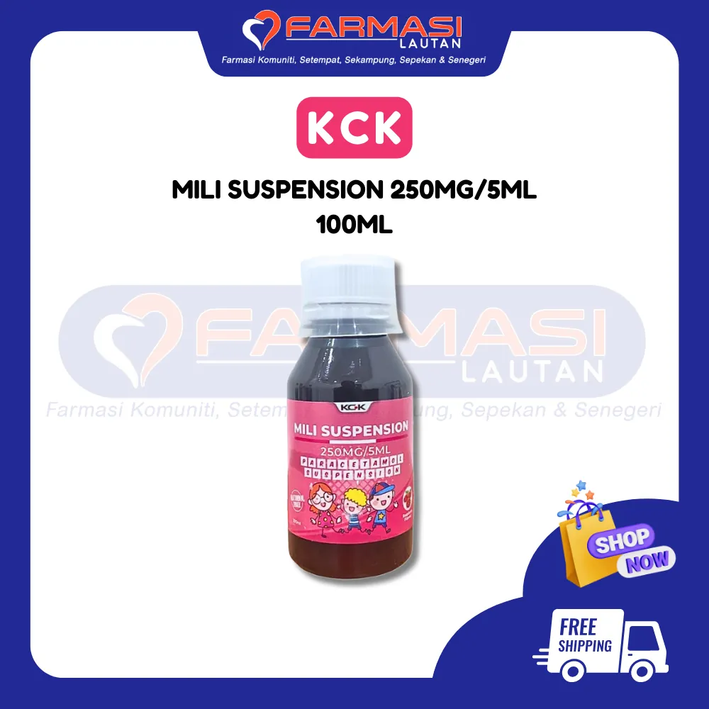 KCK MILI PARACETAMOL SUSPENSION 250 MG/ 5 ML 100 ML