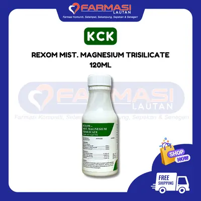 REXOM MIST MAGNESIUM TRISILICATE 120 ML
