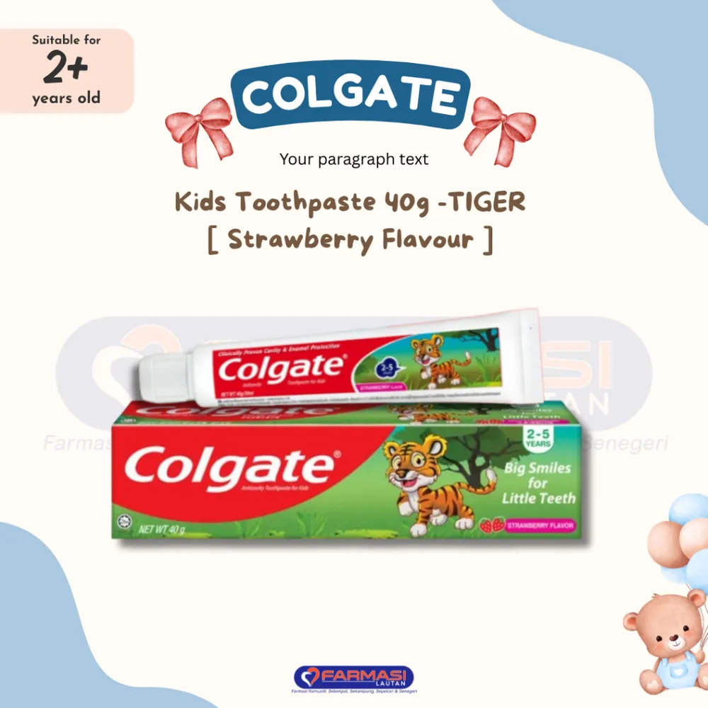 COLGATE TOOTHPASTE 2-5 YEARS TIGER 40 G