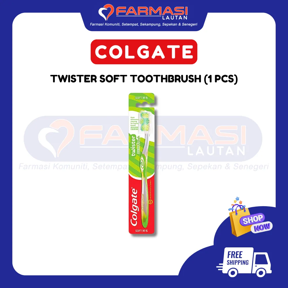 COLGATE TWISTER SOFT TOOTHBRUSH 1 PCS