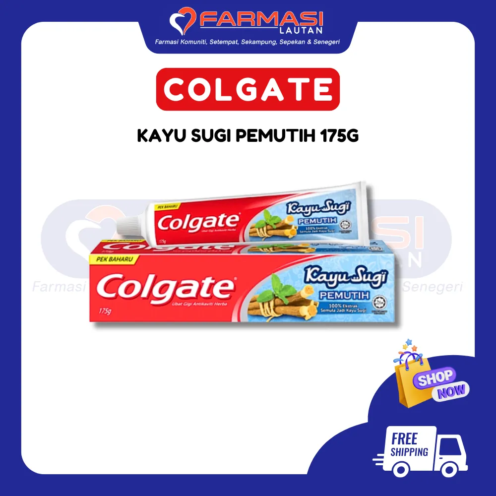 COLGATE KAYU SUGI PEMUTIH 175 G