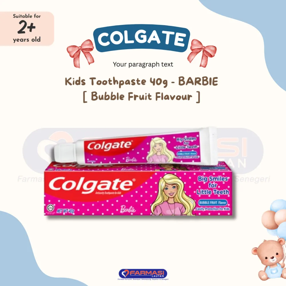 COLGATE TTHPAST KIDS BARBIE 40G