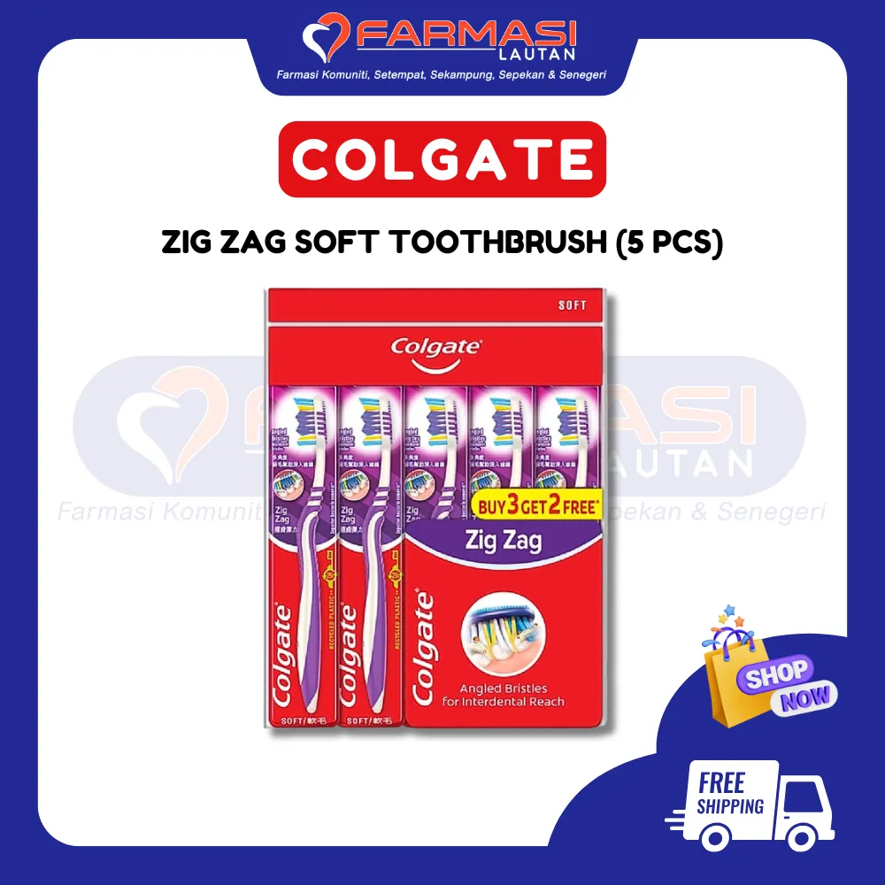 COLGATE ZIGZAG SOFT TOOTHBRUSH B3F2