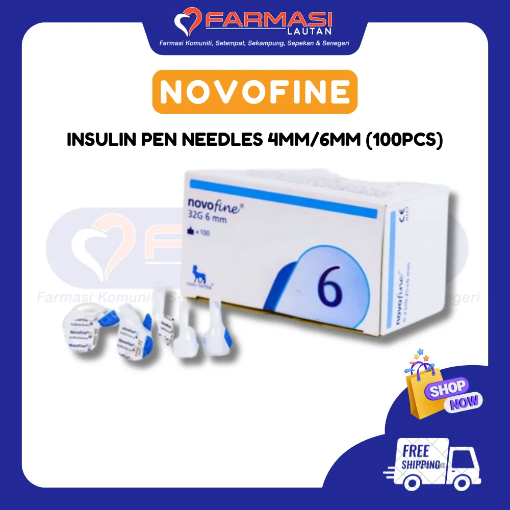NOVOFINE 31G 0.25 MM X 6 MM 100 PCS