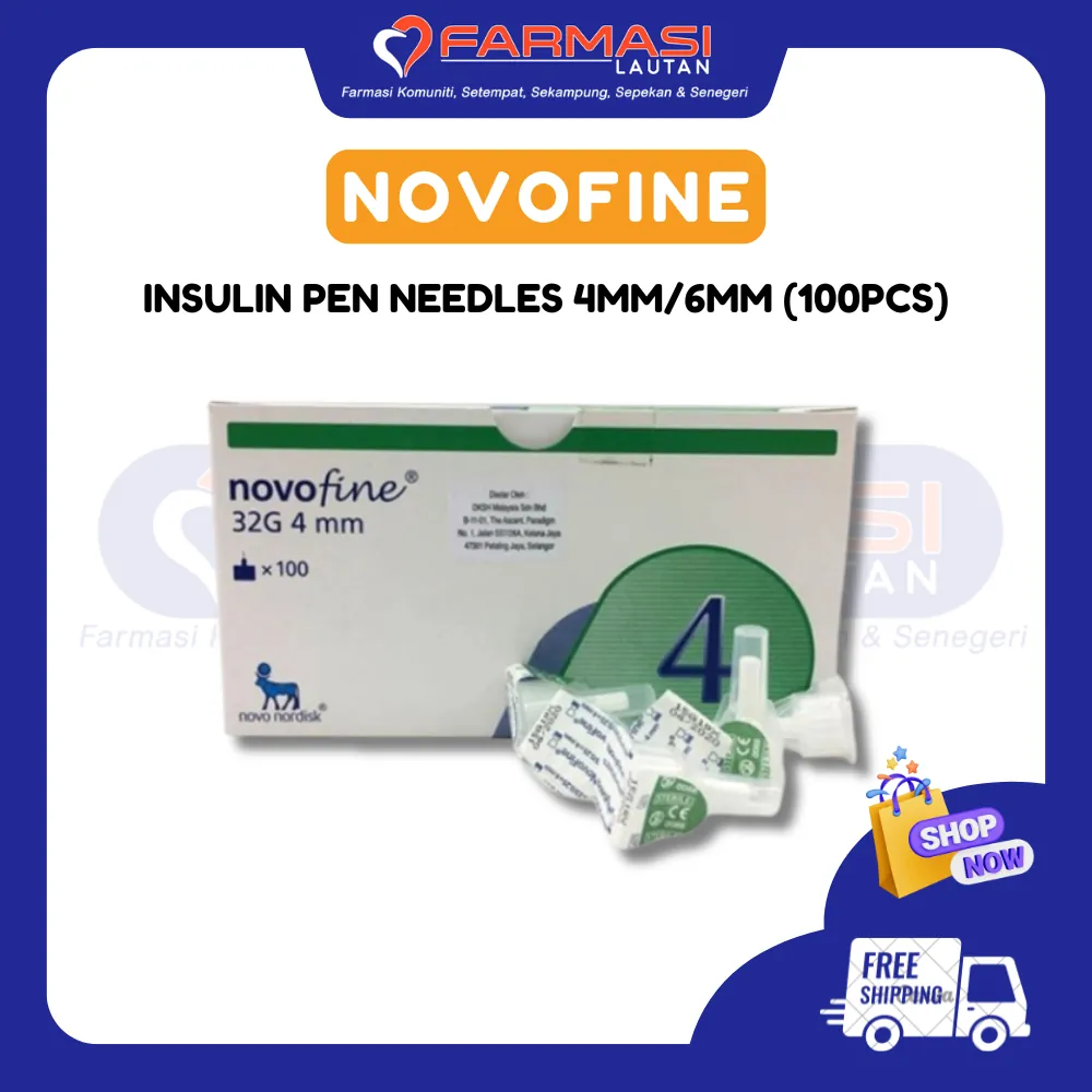 NOVOFINE 32G 0.23/0.25 MM X 4 MM 100 PCS