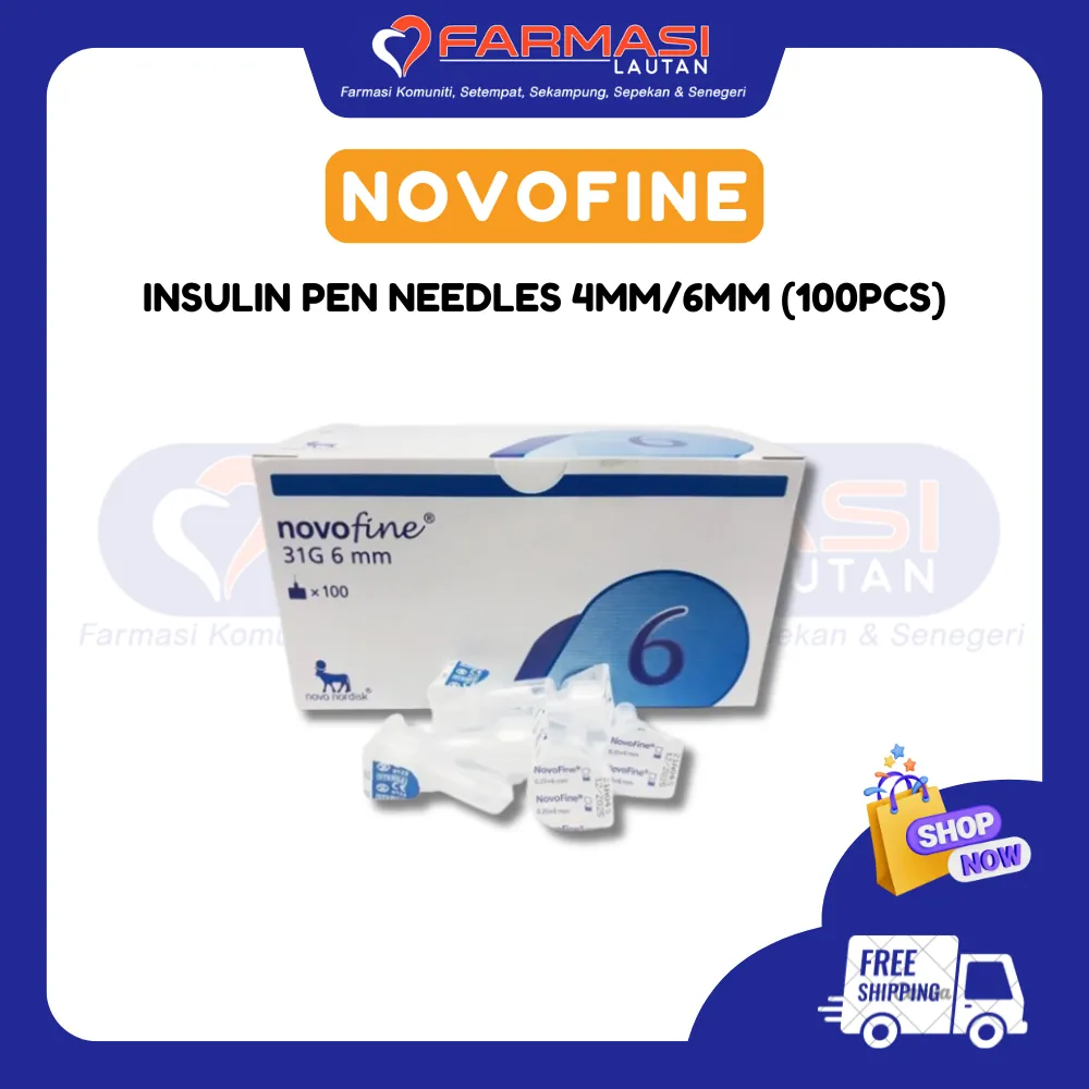 NOVOFINE 32G 0.23/0.25 MM X 6 MM 100 PCS