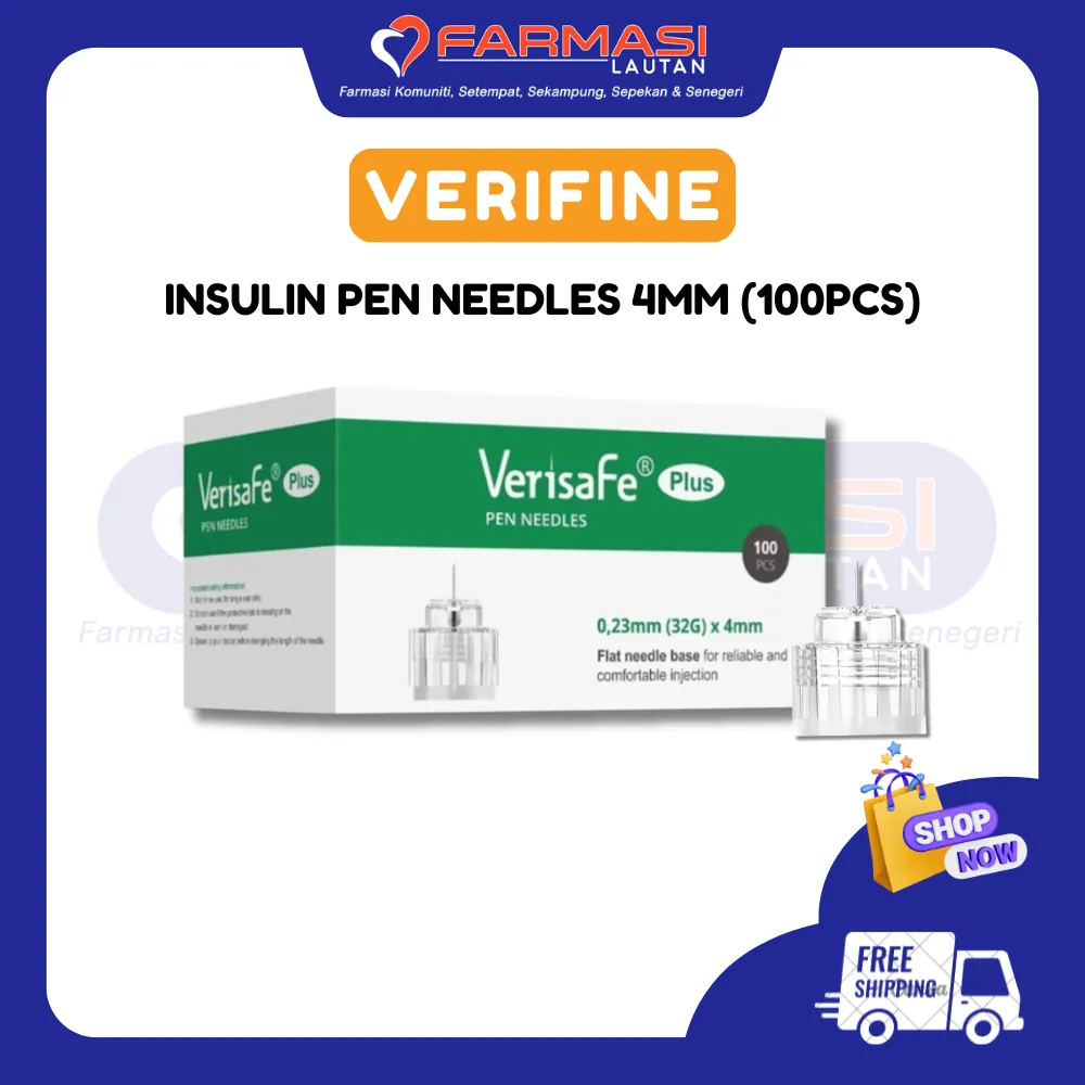 PROMISEMED/VERIFINE PLUS PEN NEEDLES 32 G X 4 MM 100 PCS