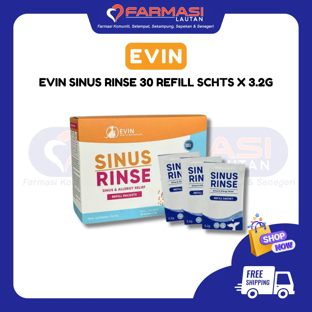EVIN SINUS RINSE 30 REFILL SCHTS X 3.2G