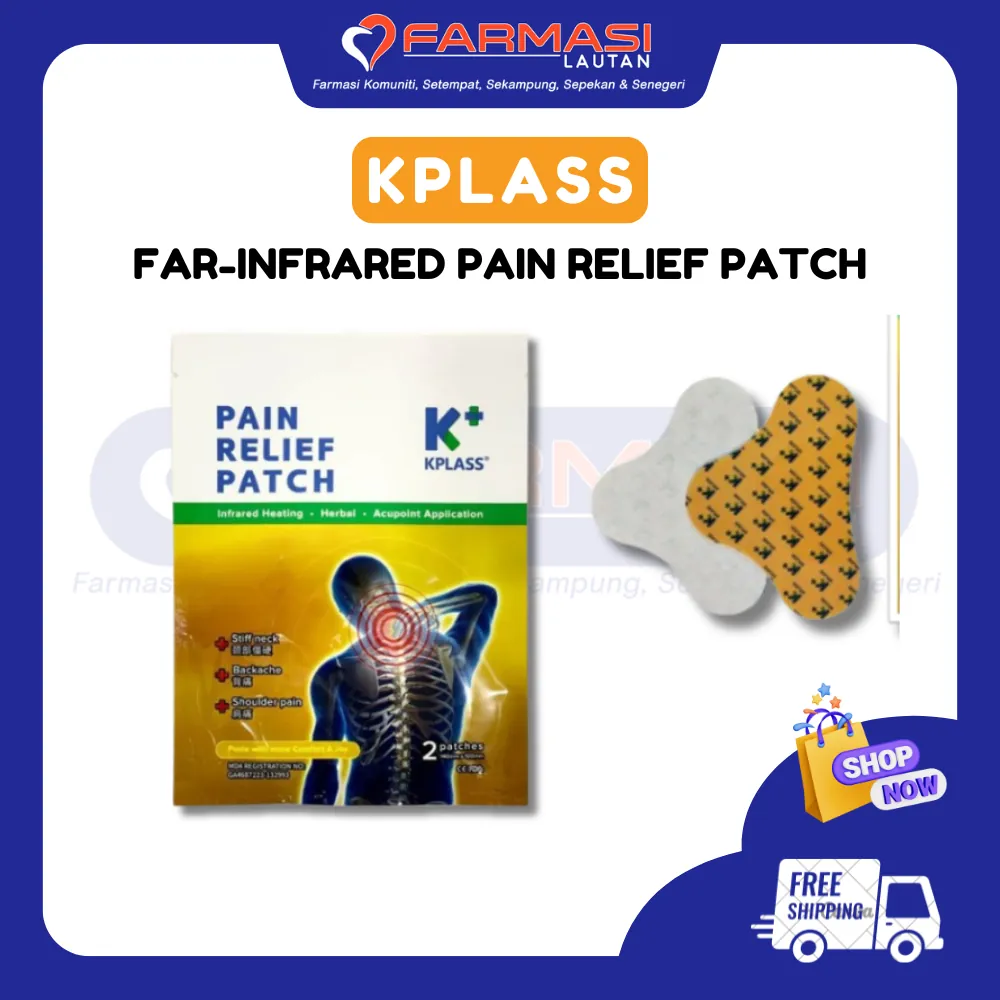 KPLASS PAIN RELIEF PAIN 140 MM X 100 MM 2 PCS