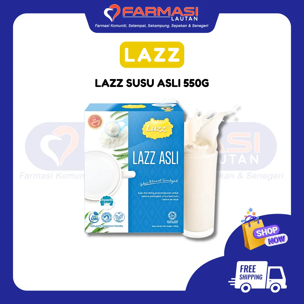 LAZZ SUSU ASLI 500 G FOC 50 G