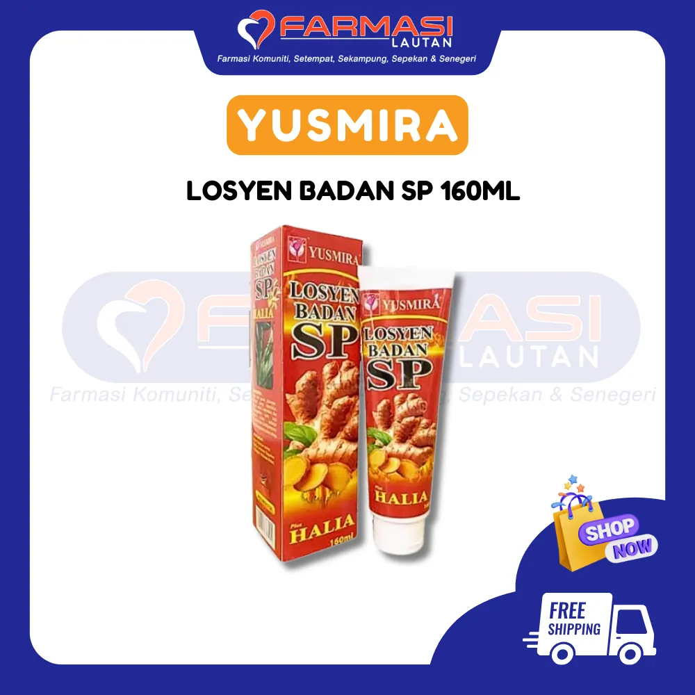 YUSMIRA LOSYEN BADAN SP (SUSUT PERUT) 160 ML