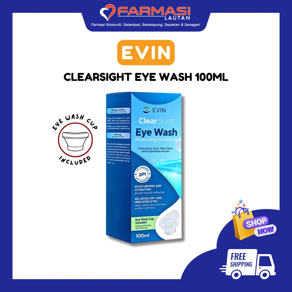 Evin Clearsight Eye Wash 100 ml
