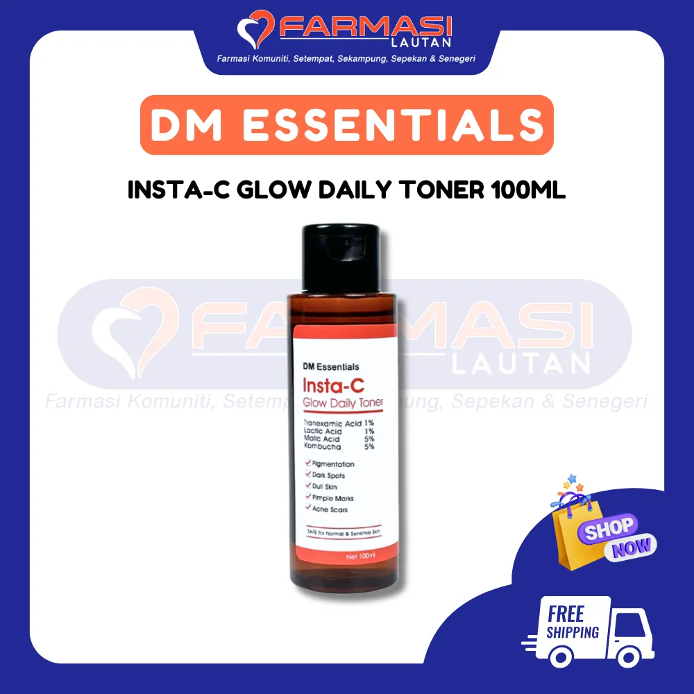 DM ESSENTIALS INSTA-C GLOW DAILY TONER 100 ML