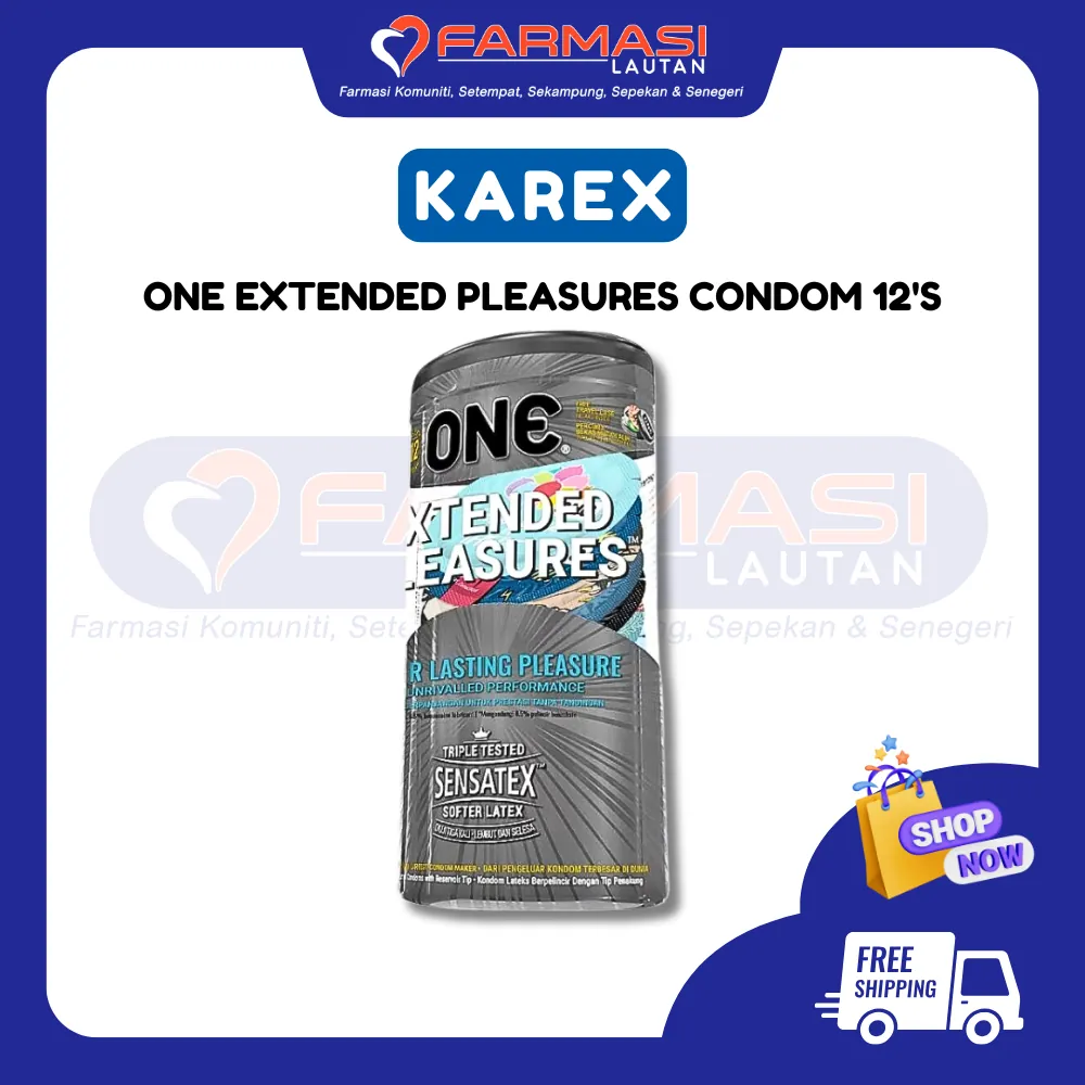 KAREX ONE EXTENDED PLEASURE 12 CONDOMS