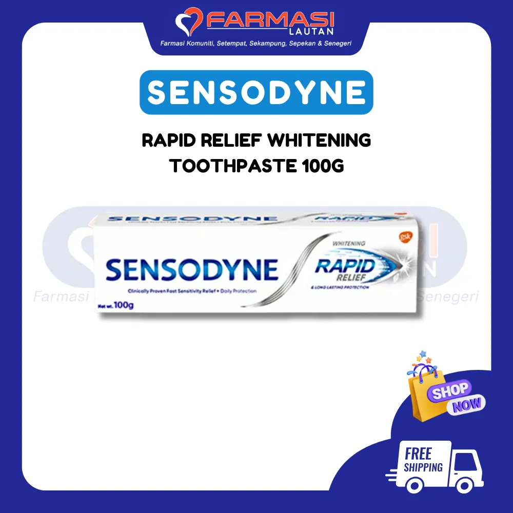 SENSODYNE RAPID RELIEF WHITENING 100 G