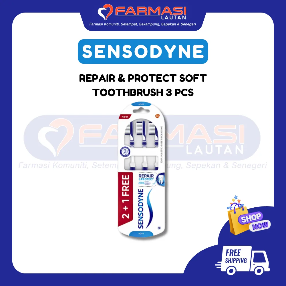 SENSODYNE TOOTHBRUSH REPAIR & PROTECT SOFT 1 PCKT B2F1