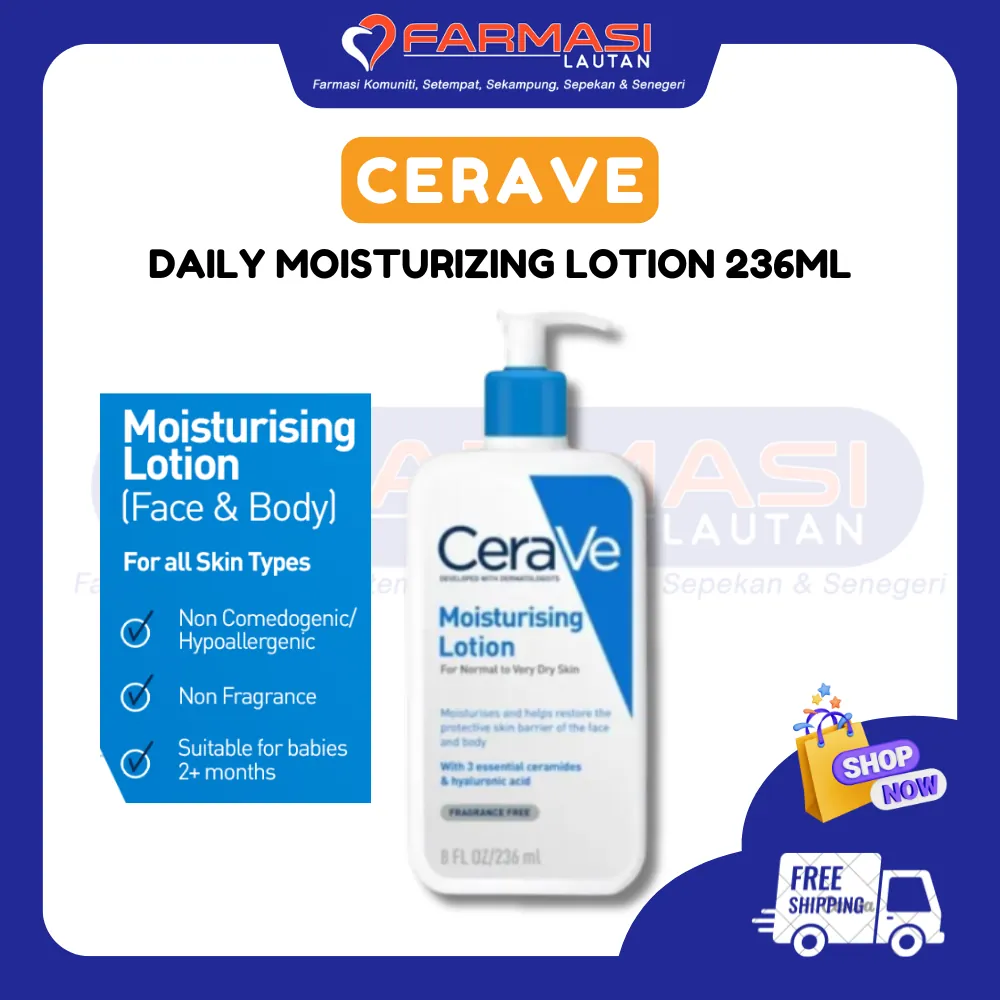 CERAVE DAILY MOISTURIZING LOTION 236 ML