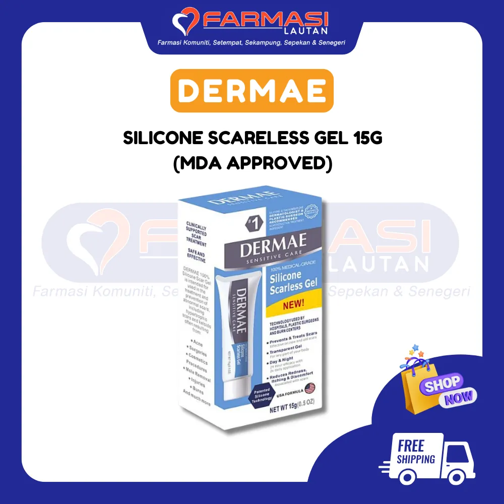 DERMAE SILICONE SCARLESS GEL 15 G