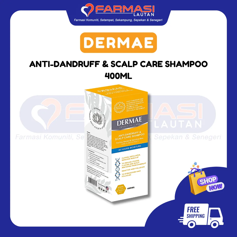 DERMAE ANTI-DANDRUFF & SCALP CARE SHAMPOO 400 ML