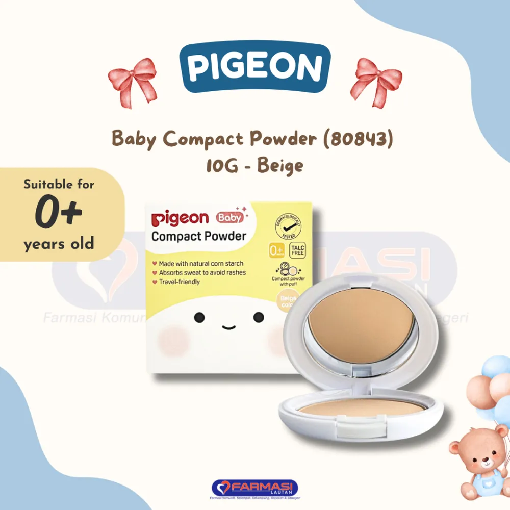 PIGEON 80843 BABY COMPACT POWDER 10 G BEIGE